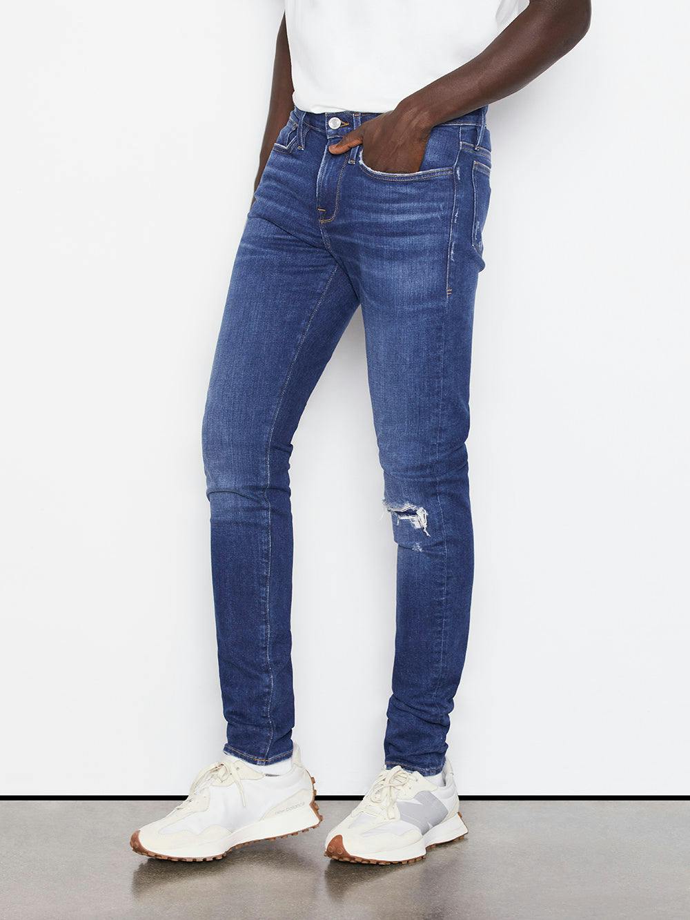 jeans side view